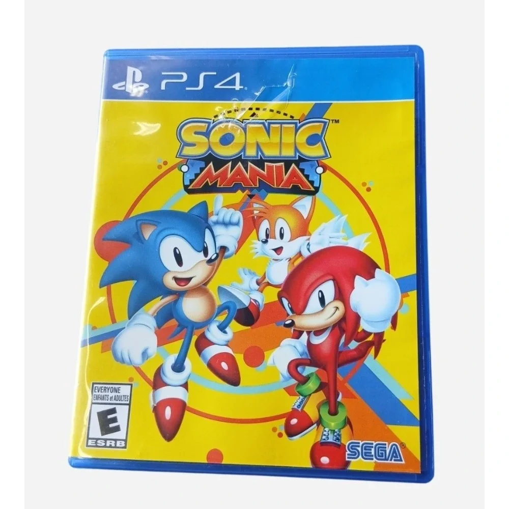 Sonic Mania Sega PlayStation 4 PS4 Video Game Blue Case CIB Platformer 2017
